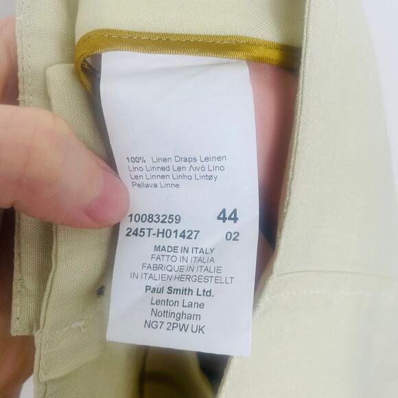 Paul Smith women’s high-waist linen shorts size 8 - Picture 8 of 8